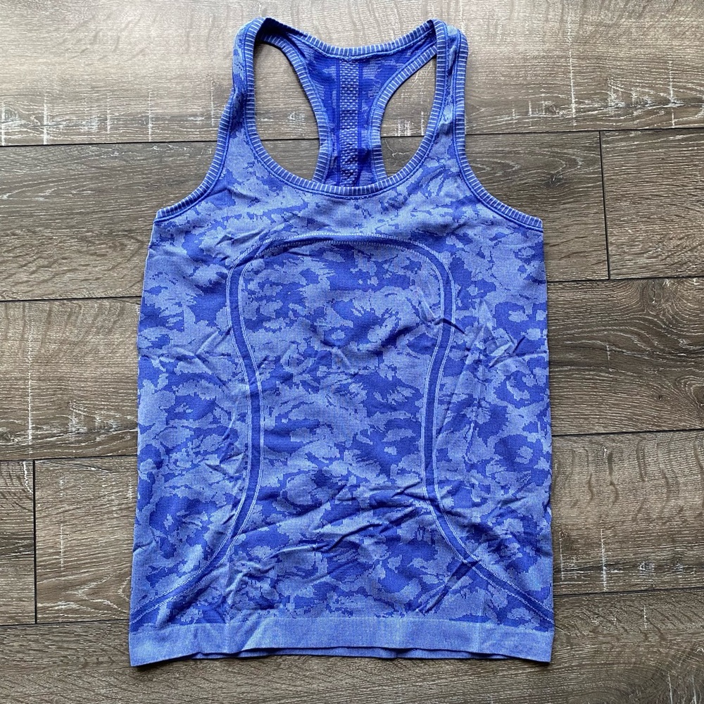 Lululemon blue Scuba tank
